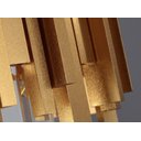 Ver imagem 7 de Luminária Pendente Lustre Luxuoso Dourado e Cristais Vana Sindora Inl104