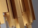 Ver imagem 7 de Luminária Pendente Lustre Luxuoso Dourado e Cristais Vana Sindora Inl104