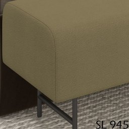 Puff Recamier 163 cm Pes Metal Baid Veludo SL 945 Peer - 5