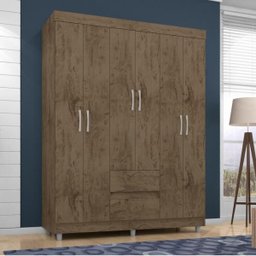 Guarda-Roupa Casal 6 Portas 2 Gavetas 620 Araplac - Demolição - 1