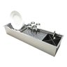 Calha Moderna Aço Inoxidável 77,5cm Organizador para Copos - 5