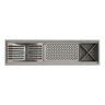 Calha Moderna Aço Inoxidável 77,5cm Organizador para Copos - 4