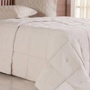 Ver imagem 3 de Edredom Casal Toque de Plumas 260 Fios New 180x220cm Amendoa