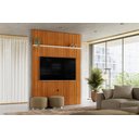 Ver imagem 1 de Painel Piso-teto New Interlagos para Tv de até 65 Polegadas - Cinamomo/off White - Madetec