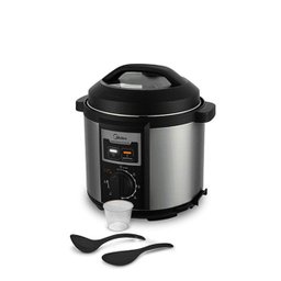 Panela de Pressão Elétrica 6L Midea PPB72 Inox 220v - 3