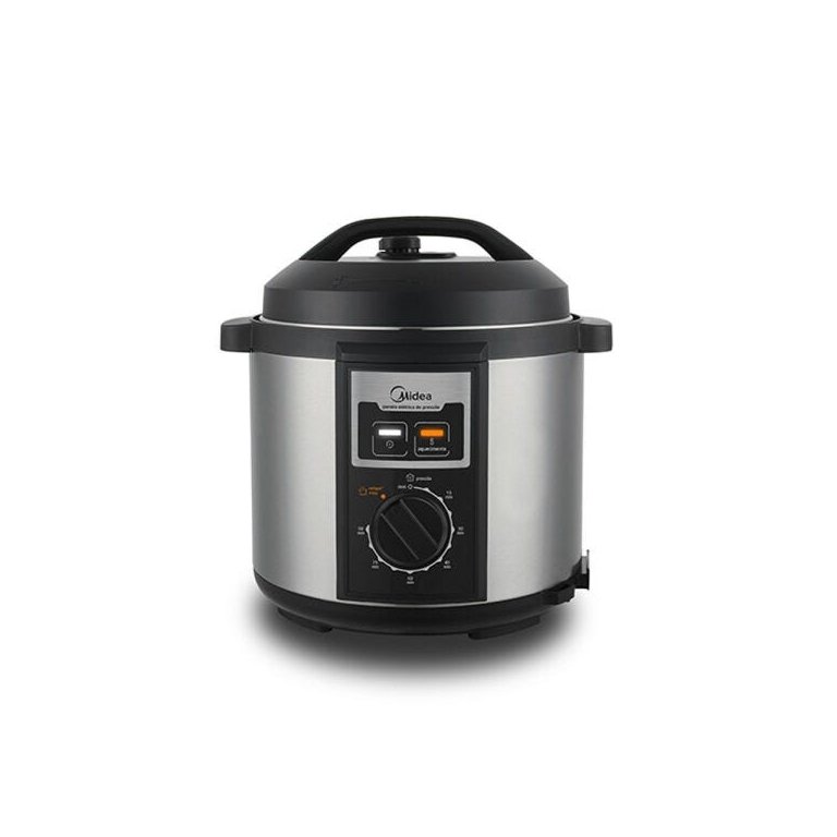 Panela de Pressão Elétrica 6L Midea PPB71 Inox 127V