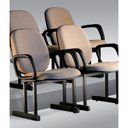 Ver imagem 2 de Cadeira Diretor Universitária Linha Auditório Bege