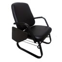 Ver imagem 3 de Cadeira Até 200kg Universitária Preto