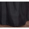 Saia Box Renata Ajustável para Cama Solteiro 01 Peça Tecido Microfibra - Preto - 3