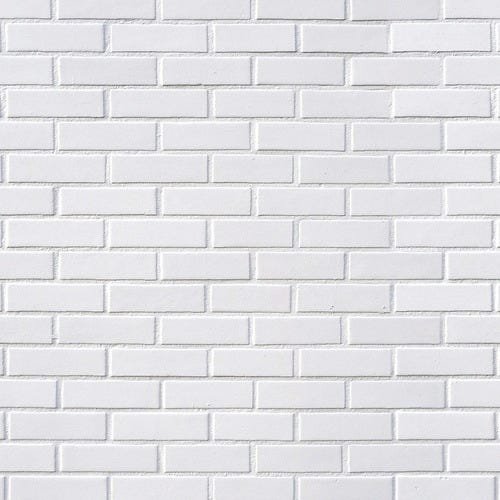 Papel De Parede Tijolo Branco 200x58cm - 1