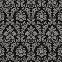 Ver imagem 1 de Papel De Parede Arabesco Cinza Fundo Preto 310x58cm