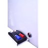 Lousa Quadro Vidro 6mm Escolar Escrita Escrever Branca C/ Suporte Canetas e Apagador 120x80 - 2