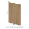 Módulo 70x180 4 Portas 1 Kit Prateleira Frame CabeCasa MadeiraOriginals - 6
