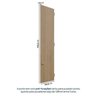 Módulo 70x180 4 Portas 1 Kit Prateleira Frame CabeCasa MadeiraOriginals - 5