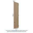 Ver imagem 5 de Módulo 70x180 4 Portas 1 Kit Prateleira Frame CabeCasa MadeiraOriginals