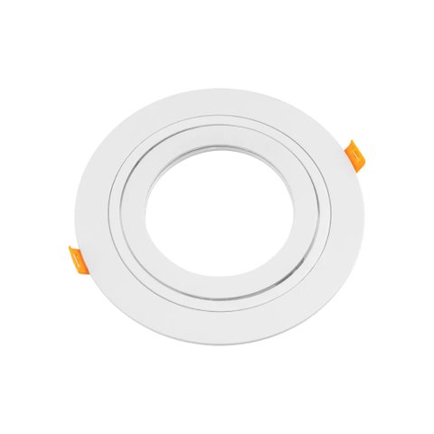 Spot de Embutir Redondo Branco Par30 Direcionável Plano 17cm Dl152par30w Bella