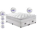 Ver imagem 2 de Cama Box Queen Colchão + Box 158x198 Molas Ensacadas Cama Inbox Confort Snow