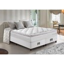 Ver imagem 1 de Cama Box Queen Colchão + Box 158x198 Molas Ensacadas Cama Inbox Confort Snow