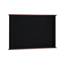 Ver imagem 5 de Conjunto Rack 60811 + Painel 50513 para Sala Pés Luiz Xv 1 Gaveta 2 Portas - Preto/imbuia