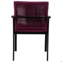Ver imagem 4 de Mesa 1,50m Giratória Zurick de Madeira 6 Poltronas Amélia Corda Náutica de Jantar Vinho