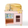 Mini Cozinha de Madeira - Rosa, da Ateliê Materno - Cód. Mini-Coz-2 - 2