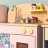 Mini Cozinha de Madeira - Rosa, da Ateliê Materno - Cód. Mini-Coz-2 - 4