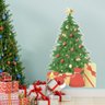 Árvore de Natal Adesivo de Parede e Vitrine Decorativo - 9