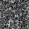 Papel De Parede Letras Alfabeto Adesivo Lavável 310x58cm - 1