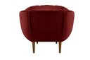 Ver imagem 4 de Poltrona Decorativa Marcela Veludo Vermelho