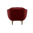 Ver imagem 4 de Poltrona Decorativa Marcela Veludo Vermelho