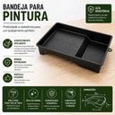Ver imagem 7 de Kit 3 Bandeja para Pintura Plástica Reforçada 1000ml Preto Yeet