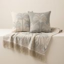 Ver imagem 2 de Kit Manta e Almofadas Decorativas para Sofá Cali Azul Nevoa - Nexta Casa