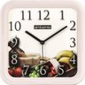Relógio de Parede Ambiente Ref: 1910-141 Branco Frutas - 1
