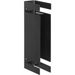 Mão Francesa Masutti Preta Dupla Suporte para Prateleiras Mdf Reforçado 20kg Parede Aço Carbono - 1