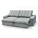 Ver imagem 2 de Sofá Sydney Bipartido 2,00:linho Cinza Mescla