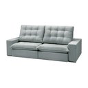 Ver imagem 1 de Sofá Sydney Bipartido 2,00:linho Cinza Mescla