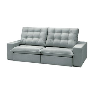 Sofá Sydney Bipartido 2,00:linho Cinza Mescla