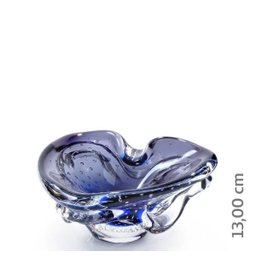 Mini Centro Em Cristal Murano Azul - São Marcos - 2 Mini Centro Em Cristal Murano Azul - São Marcos - 2