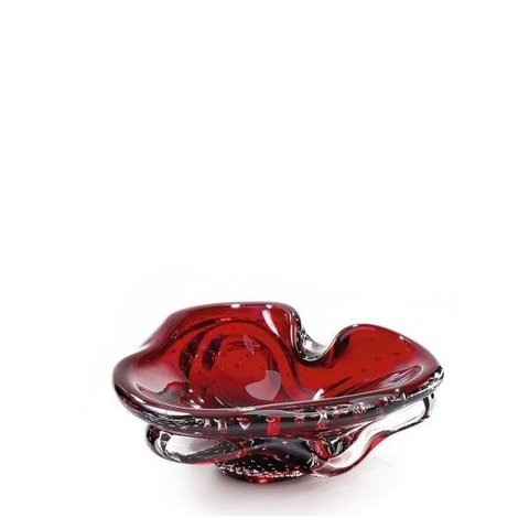 Mini Centro Em Cristal Murano Vermelho - São Marcos