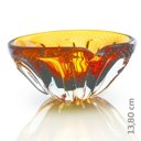 Ver imagem 2 de Centro De Mesa Em Cristal Murano Âmbar E Lilás - São Marcos