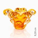 Ver imagem 2 de Centro De Mesa Em Cristal Murano Âmbar - São Marcos