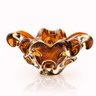 Centro De Mesa Em Cristal Murano Marrom - São Marcos - 1