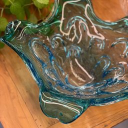 Centro de Mesa em Cristal Murano Azul e Verde - São Marcos - 6 Centro de Mesa em Cristal Murano Azul e Verde - São Marcos - 6