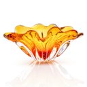 Ver imagem 1 de Centro De Mesa Em Cristal Murano Âmbar - São Marcos