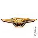 Ver imagem 2 de Centro De Mesa Em Cristal Murano Âmbar E Lilás - São Marcos