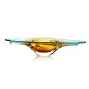 Ver imagem 1 de Centro de Mesa em Cristal Murano Azul e Âmbar - São Marcos