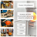 Ver imagem 3 de Centro de Mesa em Cristal Murano Azul e Âmbar - São Marcos