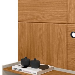 Painel Home para Tv 50 Polegadas Creta Linea Brasil Nature/off White - 8