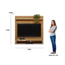 Ver imagem 5 de Painel Home para Tv 50 Polegadas Creta Linea Brasil Nature/off White