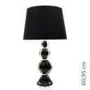 Ver imagem 2 de Abajur em Cristal Murano Preto - São Marcos